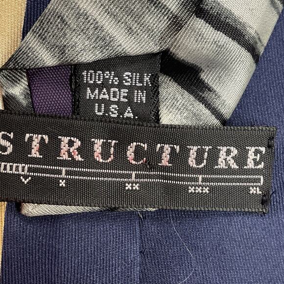 Structure Track And Field Olympics Hurdle Novelty Mens Tie - Picture 4 of 6